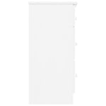 Kommode Alta Hvit 112X35X73 Cm Heltre Furu