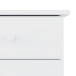 Kommode Alta Hvit 112X35X73 Cm Heltre Furu