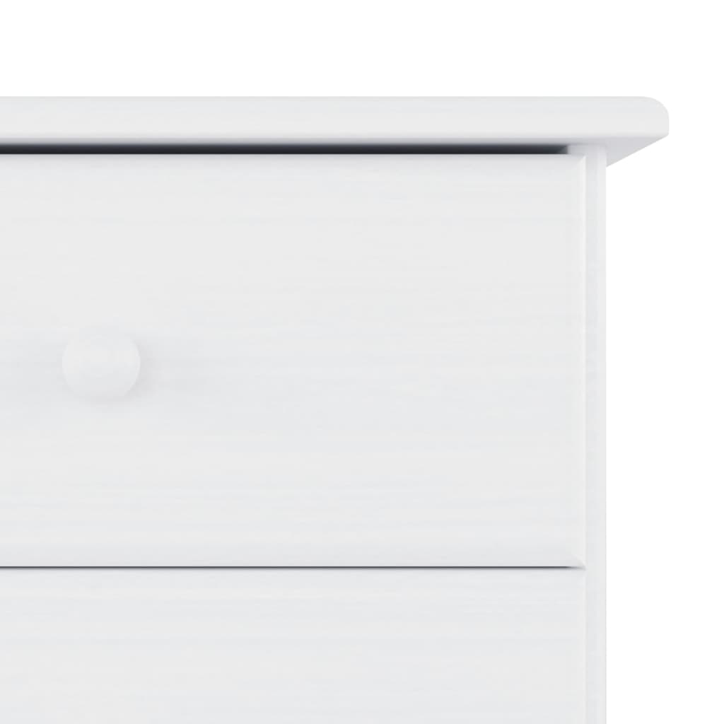 Kommode Alta Hvit 112X35X73 Cm Heltre Furu