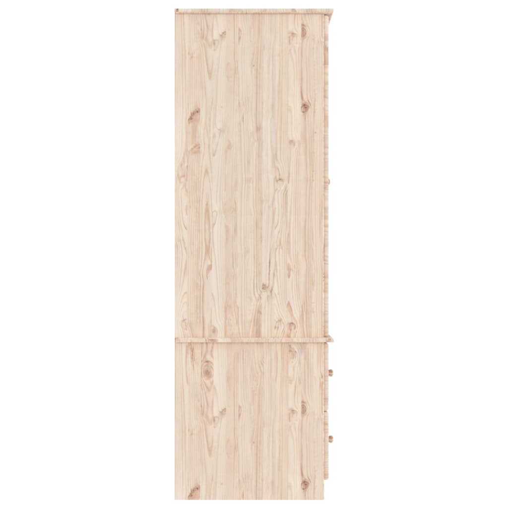 Garderobe Alta 90X55X170 Cm Heltre Furu