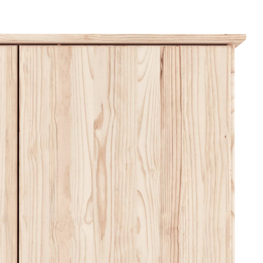 Garderobe Alta 90X55X170 Cm Heltre Furu