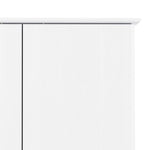 Garderobe Alta Hvit 90X55X170 Cm Heltre Furu