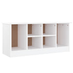 Skobenk Alta Hvit 100X35X45 Cm Heltre Furu