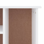 Skobenk Alta Hvit 100X35X45 Cm Heltre Furu