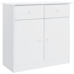 Skjenk Alta Hvit 77X35X73 Cm Heltre Furu