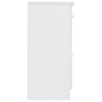 Skjenk Alta Hvit 77X35X73 Cm Heltre Furu