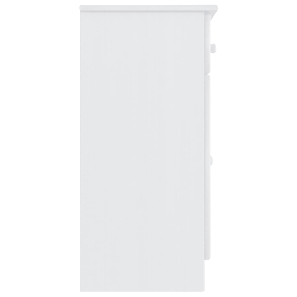 Skjenk Alta Hvit 77X35X73 Cm Heltre Furu