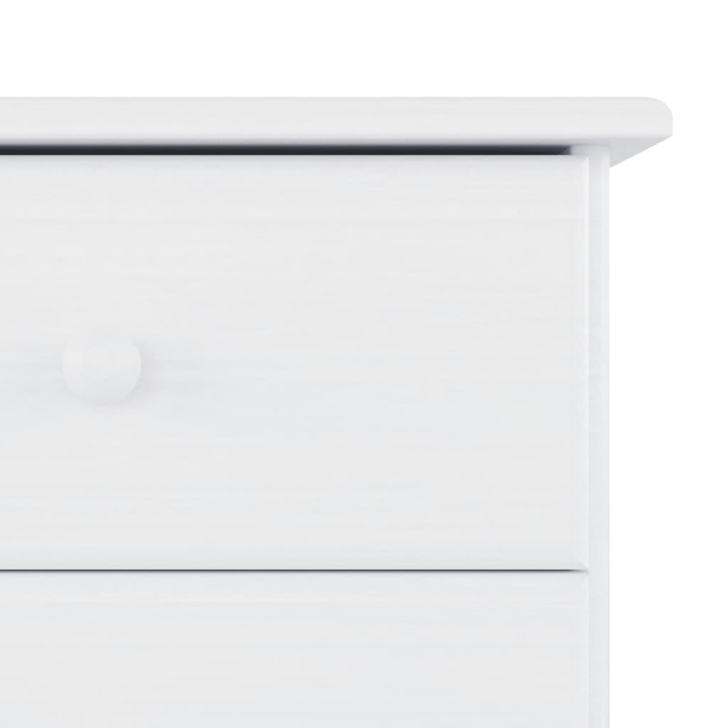 Skjenk Alta Hvit 77X35X73 Cm Heltre Furu