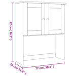 Topp Til Kommode Alta 77X30X92 Cm Heltre Furu