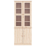 Vitrine Alta 77X35X186,5 Cm Heltre Furu