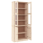 Vitrine Alta 77X35X186,5 Cm Heltre Furu