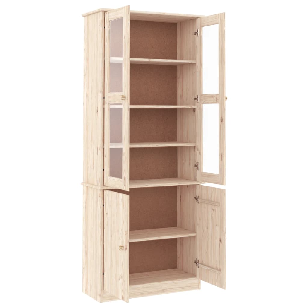 Vitrine Alta 77X35X186,5 Cm Heltre Furu