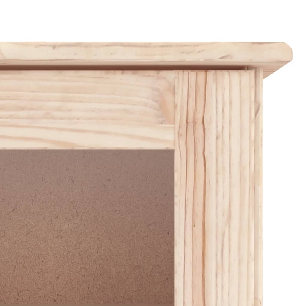 Vitrine Alta 77X35X186,5 Cm Heltre Furu