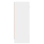 Skjenk Hvit 91X28X75 Cm Konstruert Tre