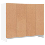 Skjenk Hvit 91X28X75 Cm Konstruert Tre