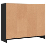 Skjenk Svart 91X28X75 Cm Konstruert Tre