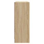 Skjenk Sonoma Eik 91X28X75 Cm Konstruert Tre