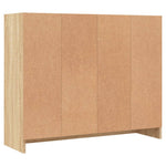 Skjenk Sonoma Eik 91X28X75 Cm Konstruert Tre
