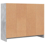 Skjenk Betonggrå 91X28X75 Cm Konstruert Tre