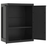 Oppbevaringsskap For Hage Svart 65X37X85 Cm Pp