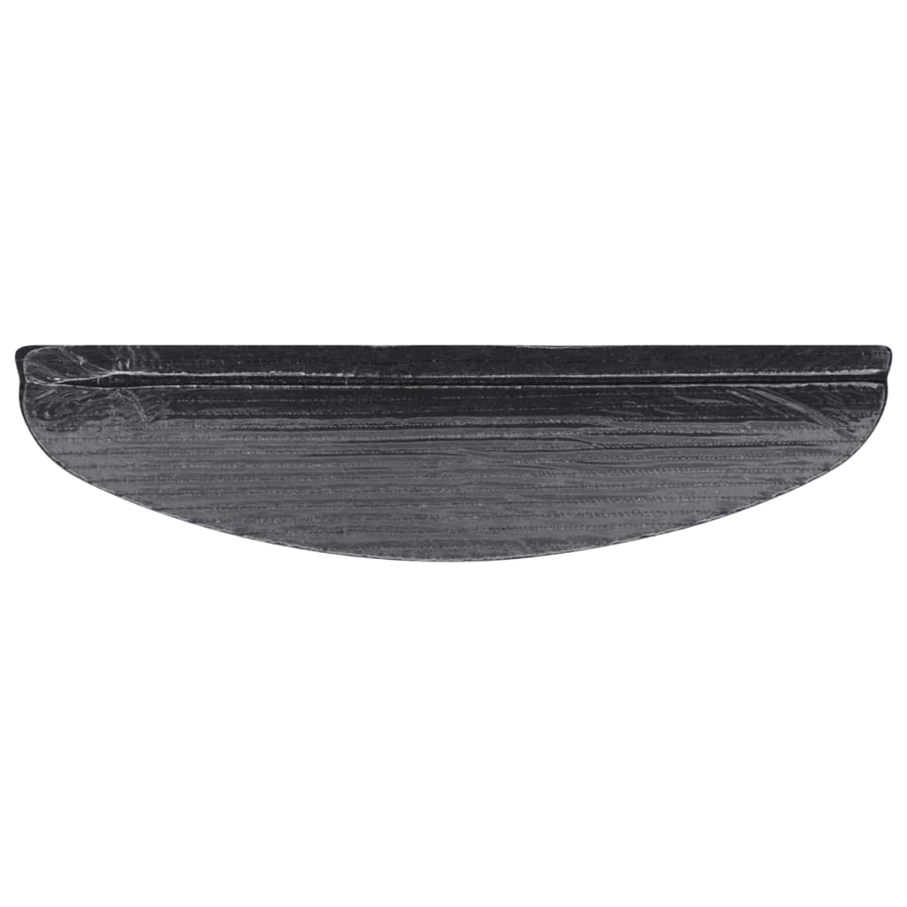 Selvklebende Trappematter 10 Stk Svart 65X22,5X3,5 Cm