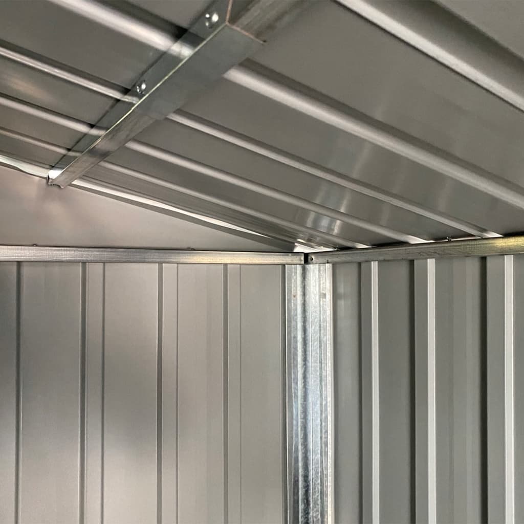 Hageskur Antrasitt 191X385X198 Cm Galvanisert Stål