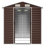 Hageskur Brun 191X215X198 Cm Galvanisert Stål