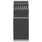 Vedholder Antrasitt 80X45X120 Cm Galvanisert Stål