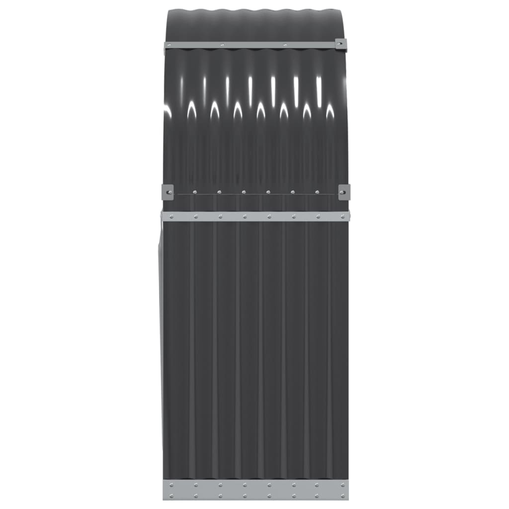 Vedholder Antrasitt 80X45X120 Cm Galvanisert Stål