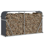 Vedholder Antrasitt 180X45X100 Cm Galvanisert Stål