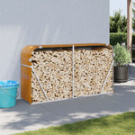 Vedholder Treutseende 180X45X100 Cm Galvanisert Stål