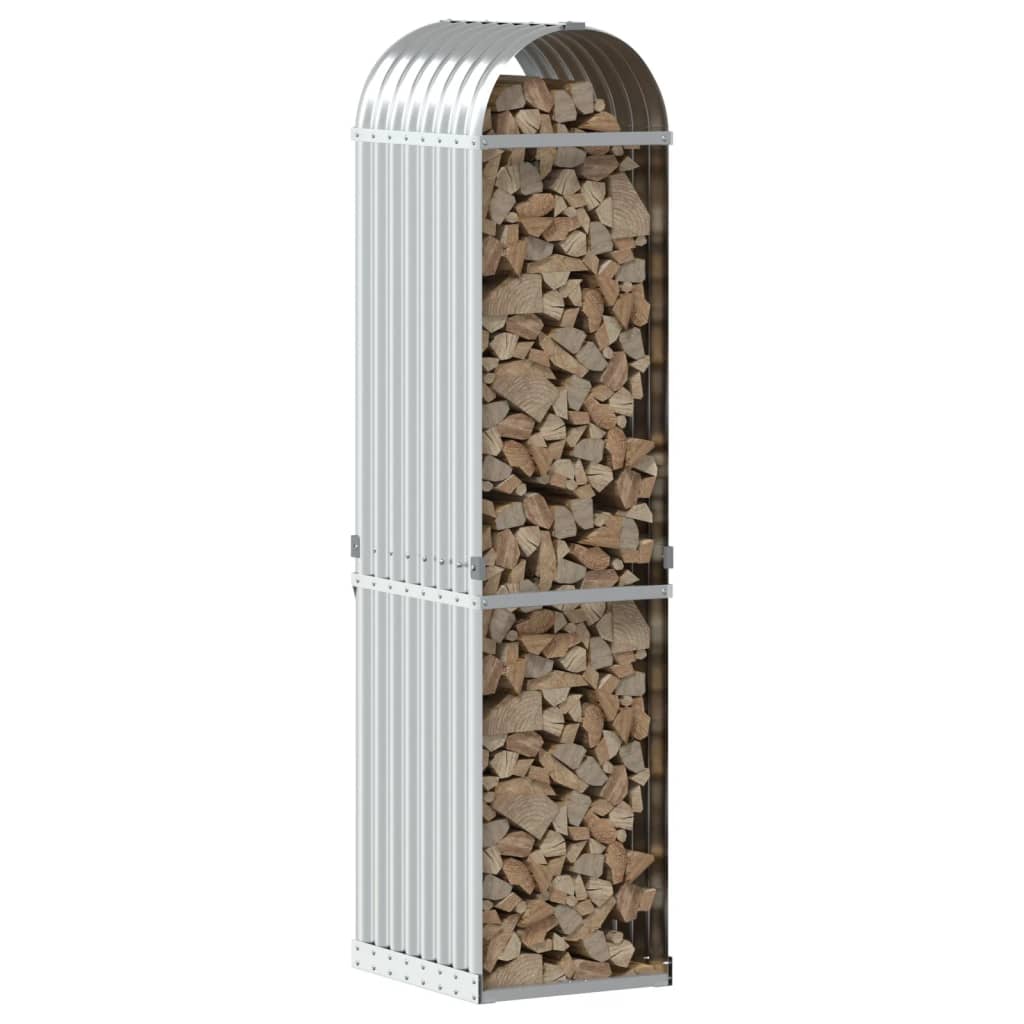 Vedholder Sølv 40X45X170 Cm Galvanisert Stål