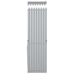 Vedholder Sølv 40X45X170 Cm Galvanisert Stål