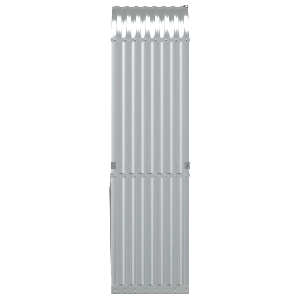 Vedholder Sølv 40X45X170 Cm Galvanisert Stål