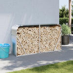 Vedholder Sølv 180X45X100 Cm Galvanisert Stål