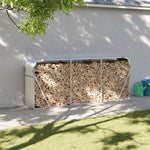 Vedholder Sølv 234X45X100 Cm Galvanisert Stål