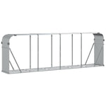 Vedholder Sølv 300X45X100 Cm Galvanisert Stål