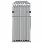 Vedholder Sølv 300X45X100 Cm Galvanisert Stål