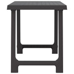 Campingbord Antrasitt 79X56X64 Cm Pp Tre-Utseende