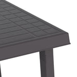 Campingbord Antrasitt 79X56X64 Cm Pp Tre-Utseende