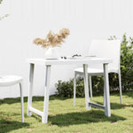 Campingbord Hvit 79X56X64 Cm Pp Tre-Utseende