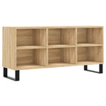 Tv-Benk Sonoma Eik 103,5X30X50 Cm Konstruert Tre
