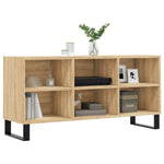 Tv-Benk Sonoma Eik 103,5X30X50 Cm Konstruert Tre