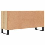 Tv-Benk Sonoma Eik 103,5X30X50 Cm Konstruert Tre