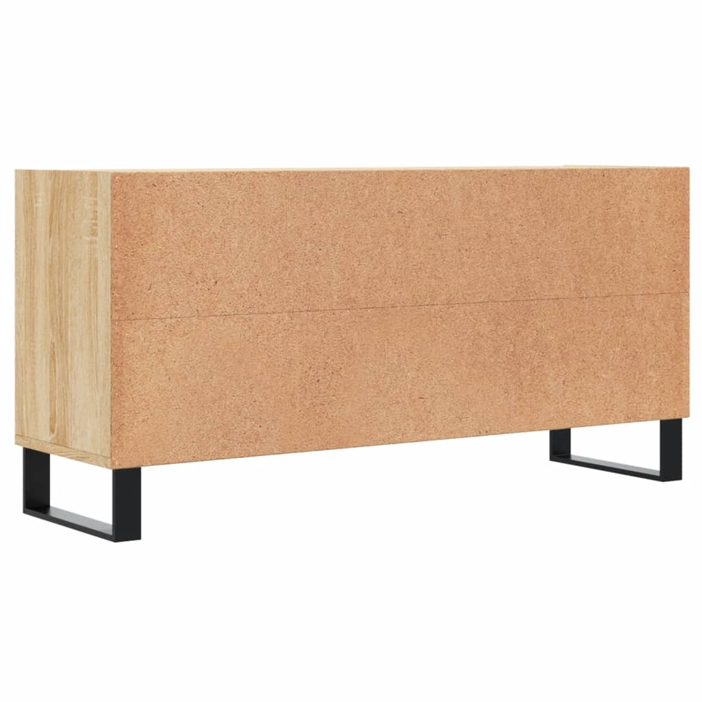 Tv-Benk Sonoma Eik 103,5X30X50 Cm Konstruert Tre