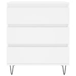 Skjenk Hvit 60X35X70 Cm Konstruert Tre