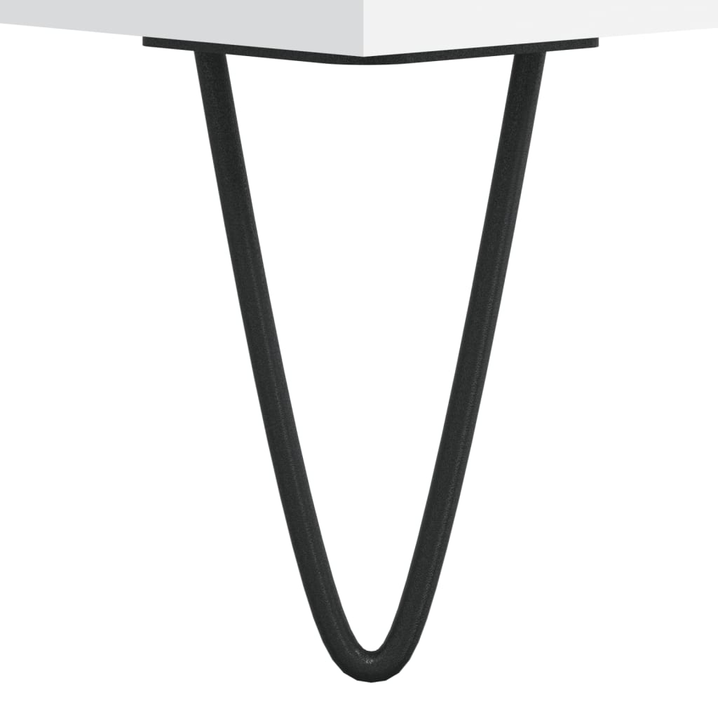 Skjenk Hvit 60X35X70 Cm Konstruert Tre