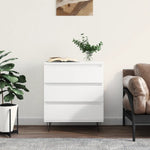 Skjenk Hvit 60X35X70 Cm Konstruert Tre