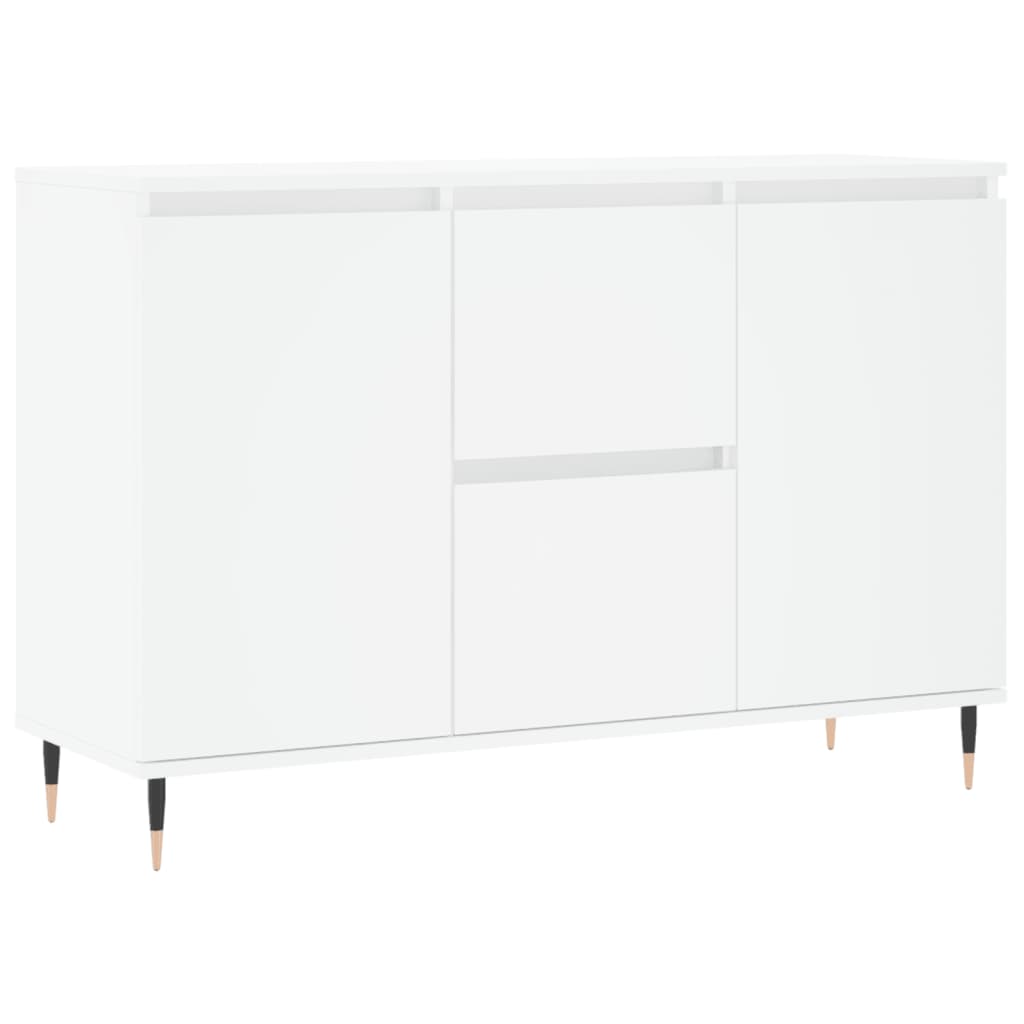 Skjenk Hvit 104X35X70 Cm Konstruert Tre