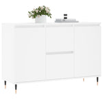 Skjenk Hvit 104X35X70 Cm Konstruert Tre